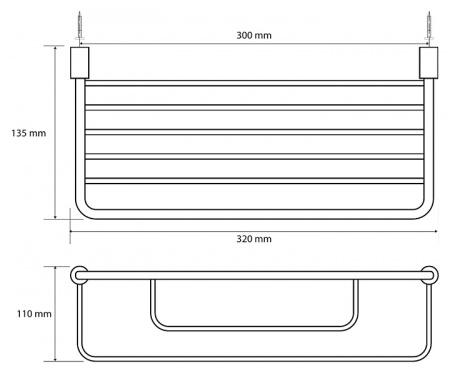 Мыльница настенная Bemeta Cytro 146208142 фото