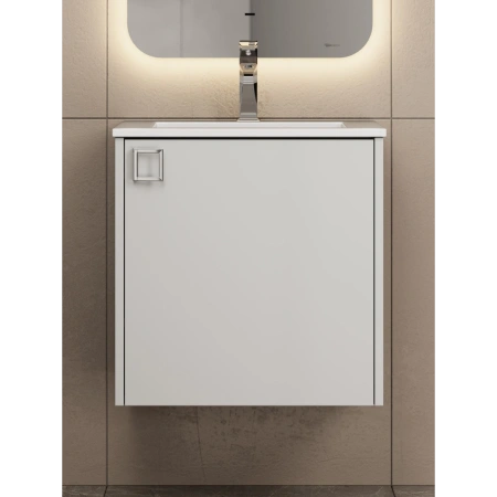 Тумба под раковину Uperwood Aurora TAurora50wm белая матовая фото