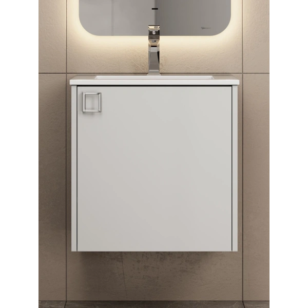 Тумба под раковину Uperwood Aurora TAurora50wm белая матовая фото