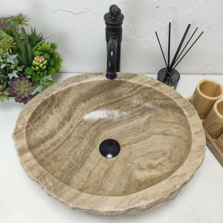 Накладная раковина из оникса Erozy Sunset EO-01435 (53*44*15) фото