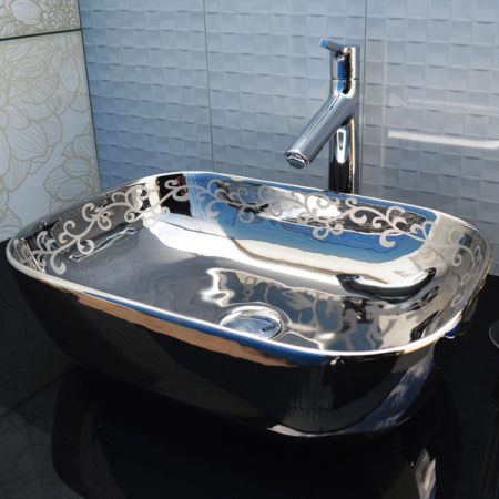 Накладная раковина CeramaLux NC 425 45,5х32,5 фото