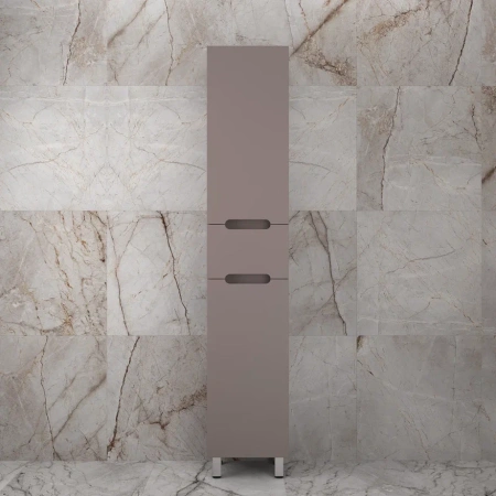 Шкаф-пенал напольный Style Line Матис 36 ЛС-00002391 тауп темный фото