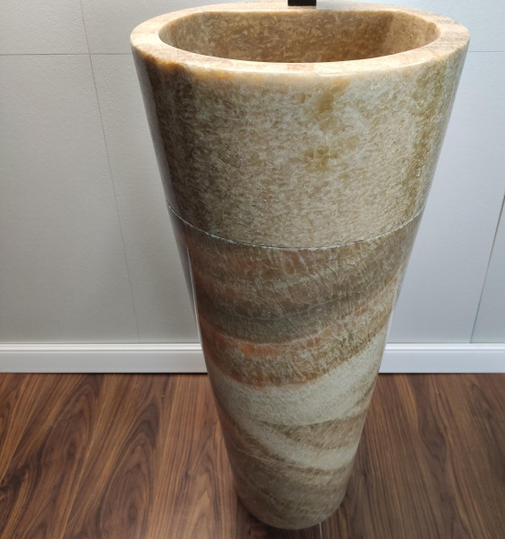 Раковина напольная из оникса Sunset ON-01348 (40*40*90) фото