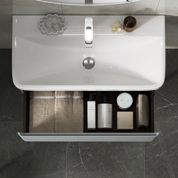 Тумба под раковину с подсветкой EQUIL Elegante 80 tpELGNT80.1Y мэйджик/дуб голиано фото