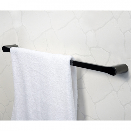 Полотенцедержатель WasserKRAFT Glan K-5130 черный глянец фото