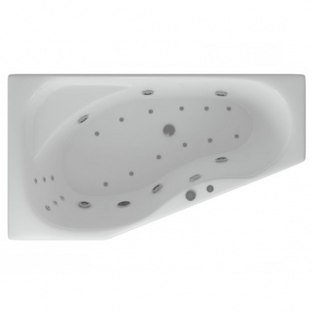 Акриловая ванна Aquatek Медея с гидромассажем 170х95 L фото