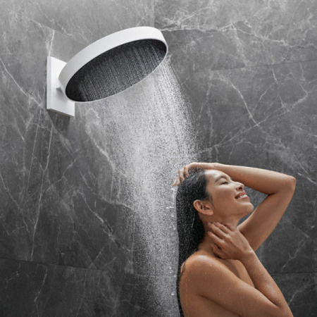 Верхний тропический душ Hansgrohe Rainfinity 3 jet 26234700 белый матовый фото