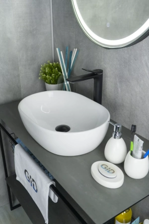 Накладная раковина GID 9026В 47,5х34 фото