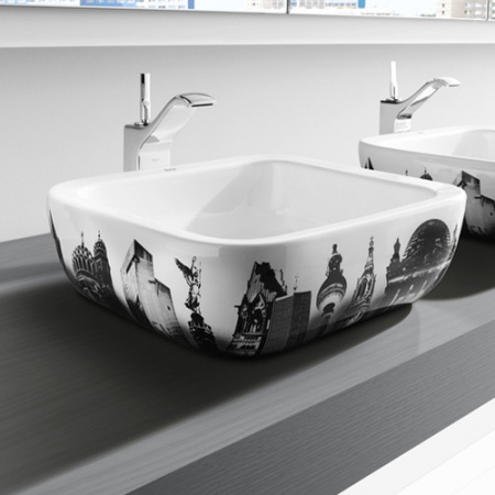 Накладная раковина - чаша Roca Urban 32765G00U 40 см Берлин фото