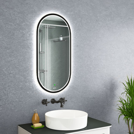 Зеркало OWL 1975 Langas OWLM200302 40x80 черное фото