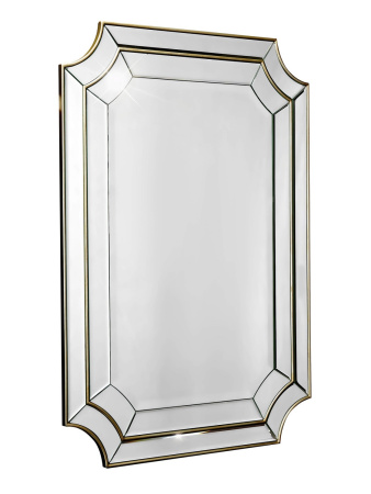 Зеркало в раме Art-Zerkalo Liberty MD1952SL 76x107 cеребро шампань фото