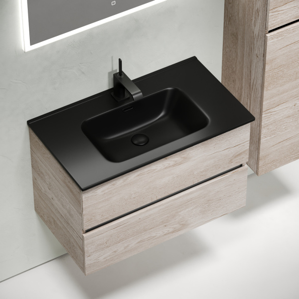 Тумба под раковину Sancos Urban UR80EG дуб галифакс натуральный фото