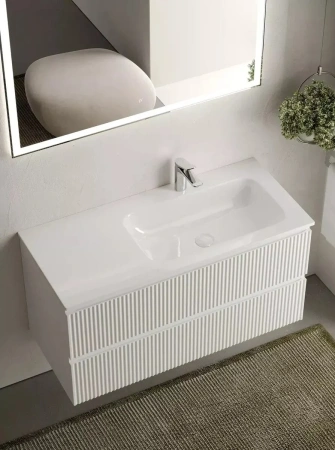 Тумба под раковину Sancos Snob R SNR100RW Bianco фото