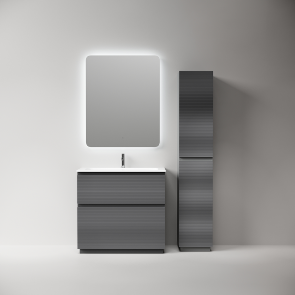 Тумба под раковину Sancos Folk Floor FL80FGS Grey soft фото