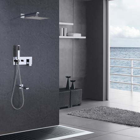 Душевая система Abber Daheim AF8217 Хром фото
