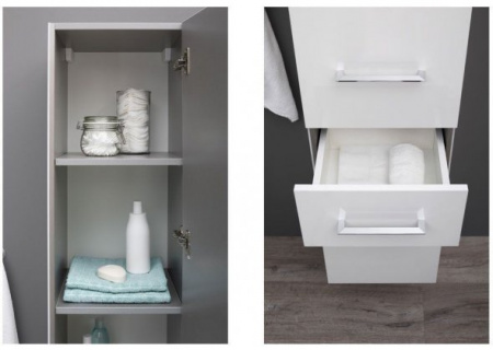 Шкаф-пенал для ванной Aquanet Порто 35 00195732 фото