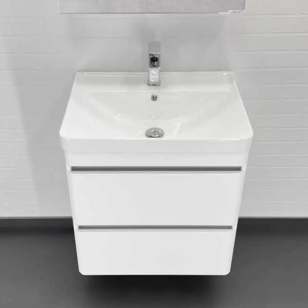 Тумба с раковиной подвесная Comforty Валдай-60П2 00-00020675 фото