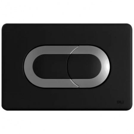 Клавиша смыва Oli Salina 640099 черная/хром матовый фото