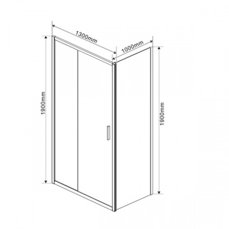 Душевой уголок Vincea Garda VSR-1G1013CH фото
