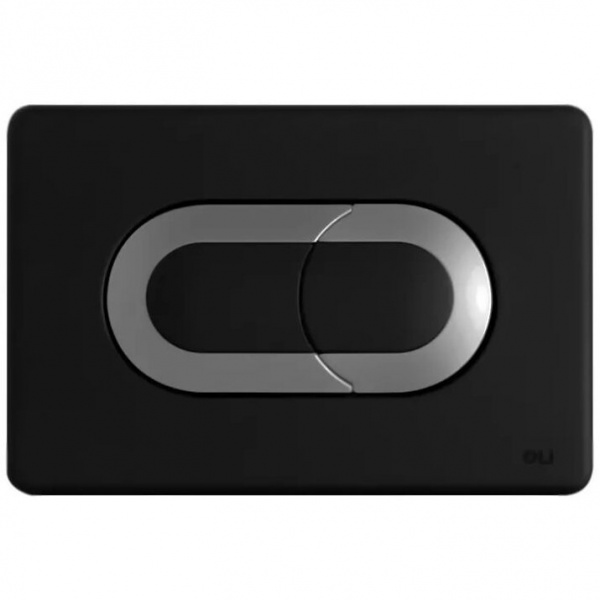 Клавиша смыва Oli Salina 640099 черная/хром матовый фото