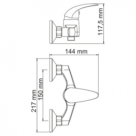 Смеситель для душа WasserKRAFT Isen 2602 фото