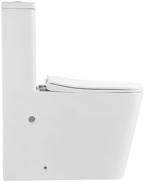 Унитаз напольный со смывом торнадо Grossman Classic GR-4486SQ с сиденьем фото