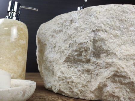 Накладная раковина из оникса Indo Erozy Блитар EO-00079 фото