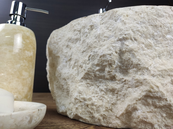 Накладная раковина из оникса Indo Erozy Блитар EO-00079 фото