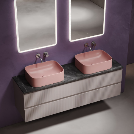 Столешница без отверстия под смеситель Sancos TT160A1 160 см, black sky фото