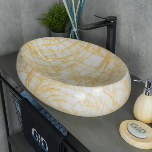 Накладная раковина GID MNC167 59х40 фото