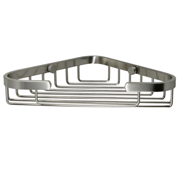 Угловая металлическая полка WasserKRAFT K-733NICKEL никель фото