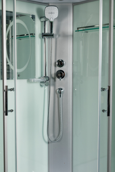 Душевая кабина Weltwasser WW500 Halle HALLE 1002 100x100 с крышей фото