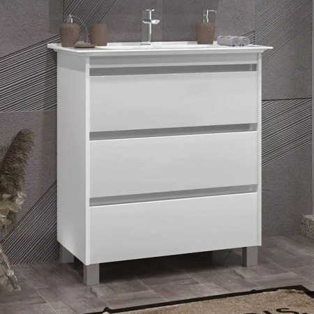 Тумба под раковину Smile Фреш 80 00-00003405 фото