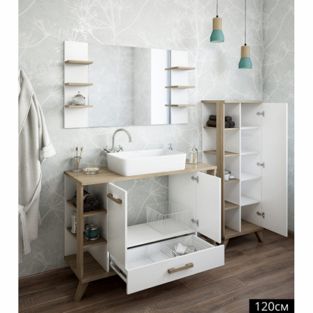 Тумба под раковину Sanflor Ингрид С0001917 120 см фото