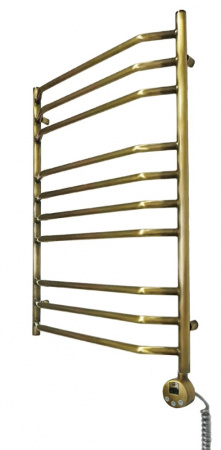 Полотенцесушитель электрический Domoterm Лаура П10 (500х800) (бронза) правый фото