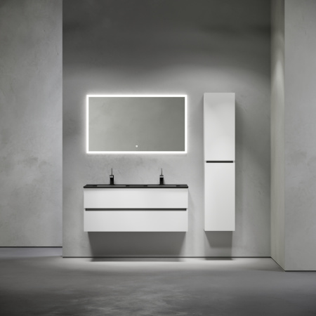 Тумба под раковину Sancos Urban UR120-2W белый глянец фото