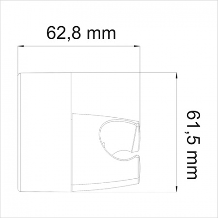 Держатель для ручного душа поворотный WasserKRAFT А014 фото