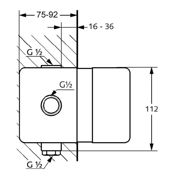 Скрытая часть Kludi 38625 фото