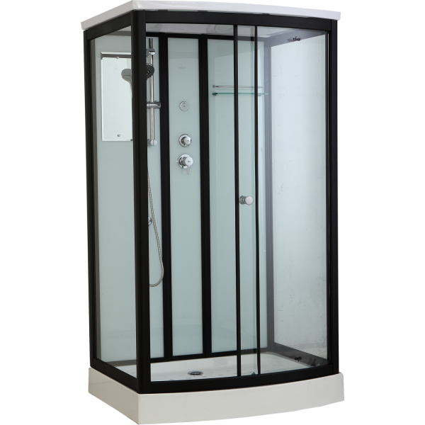 Душевая кабина Timo Standart T-6615 Black 120х90 фото