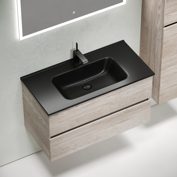 Тумба под раковину Sancos Urban UR90EG дуб галифакс натуральный фото