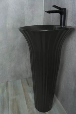 Напольная раковина Gid Nb132bg черный графит фото