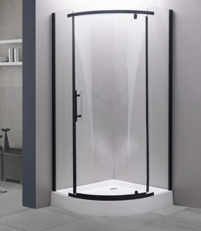 Душевой уголок Esbano ESUGD7025B 100x100 черный матовый фото