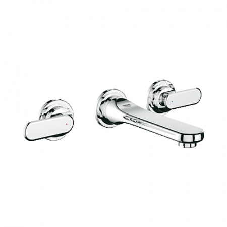 Смеситель для раковины двухвентильный настенный Grohe Veris 20181000 фото
