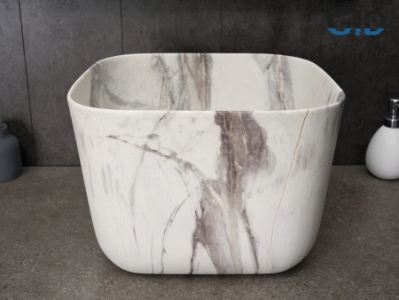 Накладная раковина GID Mnc9301 54480 37x36 под мрамор фото