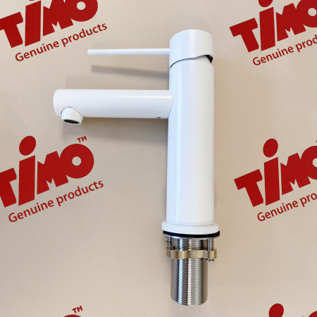 Смеситель для раковины Timo Saona 2361/16F белый матовый фото