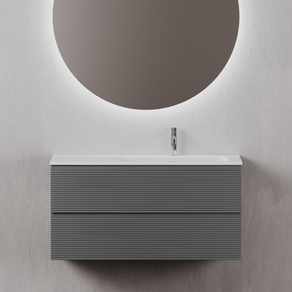 Тумба под раковину Sancos Folk FL100RGS Grey soft фото