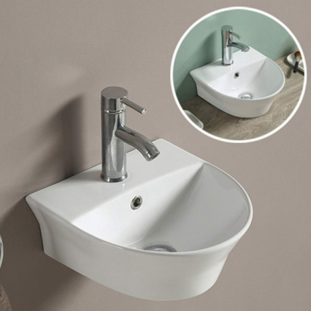 Накладная раковина CeramaLux N 78370 35х35 фото