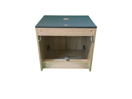 Тумба под раковину Sintesi Style STL.W7023  столешница серая / дуб сонома фото