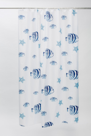 Текстильная шторка для ванной комнаты 200*180 Iddis Basic B47P218i11 фото