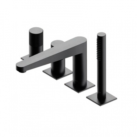 Смеситель на борт ванны Omnires Contour CT8032AT антрацит фото